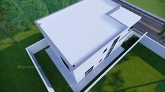 23×33 Feet House Design Plans 7×10 Meter 4 Beds 3 Baths Flat Roof (A4 Hard Copy)