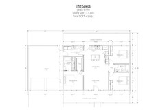 Modern Country Farmhouse Plan 1320 Sq Ft, 3 Bed – 2 Bath – 2 Car garage