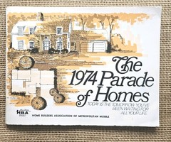 1974 Parade Of Homes Mobile Al Home Builders Ass. House Plans Book
