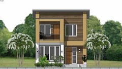 21×25 Feet Small House Plan 6.5×7.5 Meter 2 Beds 2 Bath Shed Roof (A4 Hard Copy)