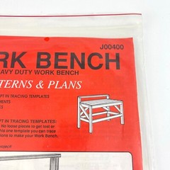 Jer’s Patterns & Plans Work Bench 4 feet Heavy Duty J00400