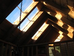 Timber Frame Shed Plans size 12′ x 16′ with 2 doors, printed plans on 8 1/2×11