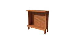 DIY Outdoor Wooden Bench with Privacy Walls Building Plans | Privacy Nook
