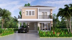 28×36 Feet House Design Plans 8.5×11 Meter 4 Beds 3 Bath PDF Plan (A4 Hard Copy)