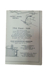 VTG Old West 1948 Good Housekeeping House Floor Plan Martin S Kermacy Ranch MCM