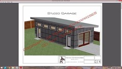 Modern Studio Garage PDF Plans Mancave Building Plan Contemporary Shed