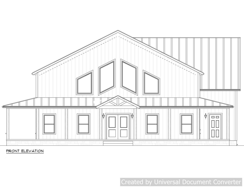 Full Set of two story 4 bedroom house plans 2,574 sq ft