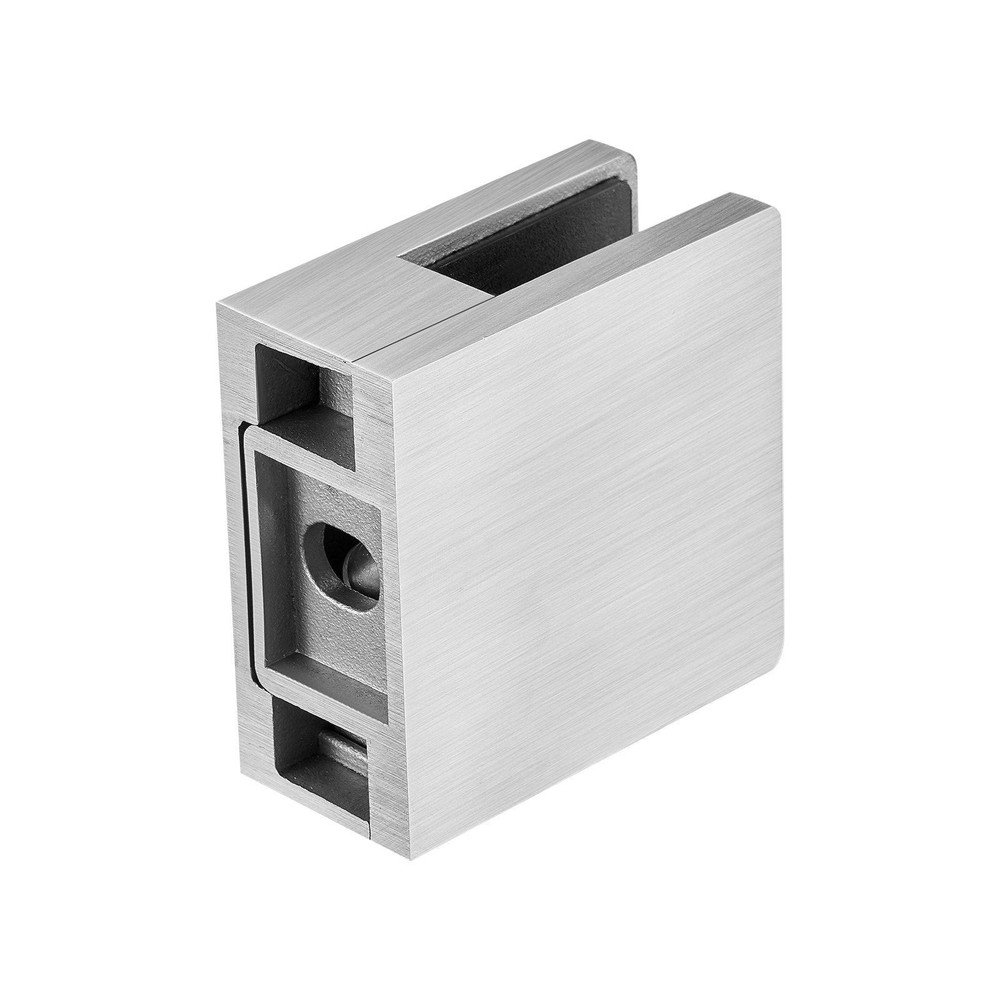 4PCS 304 Stainless Steel Square Clamp for 8mm-12mm Tempered Glass
