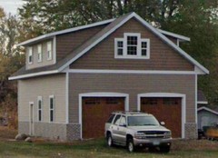 Custom Garage with Loft Building Plans Blueprints 1,662 sq ft PDF files