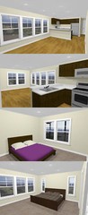 44×48 Apartment with 2-Car 1-RV Garage – PDF FloorPlan – 1,645 sqft – Model 5B
