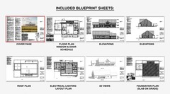 Rocky Ridge Barndominium Modern House Open Plan Design 84 x 40 – 3 Bed 2 Bath –