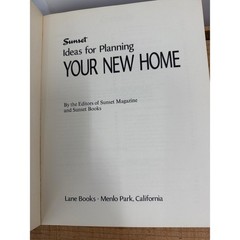 Sunset Ideas for Planning Your New Home MCM Architecture Book 1972 2nd Ed