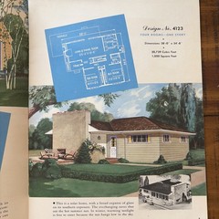 Vintage 40s 50s MCM Mid Century Home Designs House Plans Catalog Small Homes