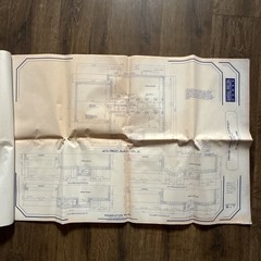2-Story Colonial Gable-Front House 3 Bed 2.5 Bath 14page ORIGINAL Blueprint 1994
