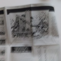 HOUSE OF THE WEEK STUDY PLAN. VINTAGE AP NEWSFEATURES, ARCHITECT DESIGNED HOUSES