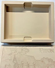 Fypon William E Poole Catalog Storage Box Wood Look Composite Engraved
