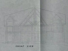 Custom Home Architectural Blueprint Elevation Drawings TAA Group 2010 Plans