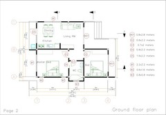25×36 Feet Cute Small Houses Plan 7.5×11 Meter 2 Beds 1 Bath Hip (A4 Hard Copy)