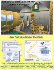 16x24WL Cabin w/Loft Plans Package, Blueprints, Material List