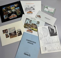 MONTEREY GEODESIC DOME KITS & PLANS Catalog 1982 plus Dome BOOKLETS etc