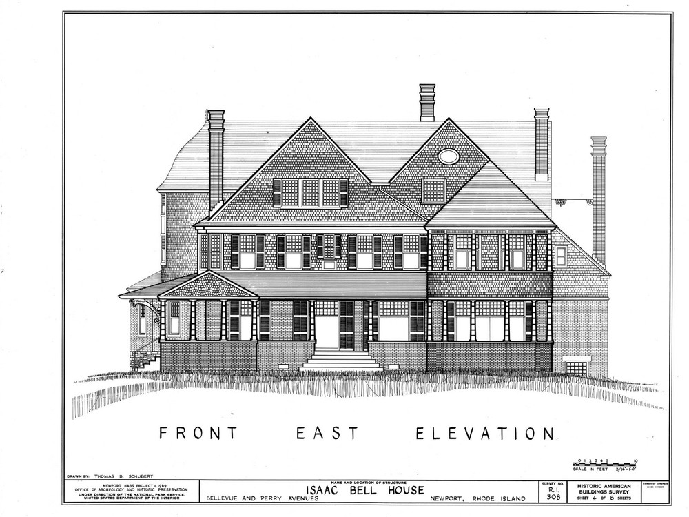 Queen Anne Shingle Style house, mansion with many bedrooms, printed home plans