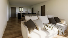 House Plan 3 Bedroom 2 Bath Barndominium with Porch, 1200 sq ft | PDF DOWNLOAD