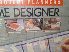 New Stanley Project Planners Home Design Scale Gridboard 1988 Furniture, Rooms