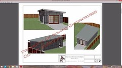 Modern Studio Garage PDF Plans Mancave Building Plan Contemporary Shed