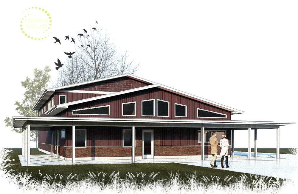 Vast Veranda Barndominium Plans – PDF Downloadable Blueprint