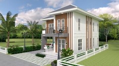 Custom House Plan 9×10 Meter 30×33 Feet 5 Beds 3 Baths Hip Roof (A4 Hard Copy)