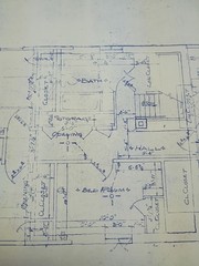 Vtg 1964 Mid Century Modern House Blueprints Professional Owner Architect 1964
