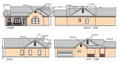 Ann_ 1308G 3 bed room, 2 bath 1308 sq. ft. heated with 2 car garage & porch