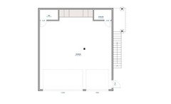 Triple Car / 3 Car Garage Plan / Blueprints With Livable Space Above – 33 x 30