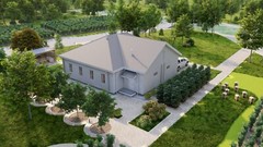 Rural Residence 3 Bed, Bathroom, 2 Car Garage CAD Blueprints Metric/Imperial