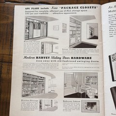 Vintage 1949 MCM Mid Century Home Hotels Apartment Plans Designs Catalog