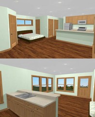 30×20 House — Studio 1 Bath — 600 sq ft — PDF Floor Plan — Model 1D