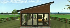 Custom Cabin Home Plans – 1 Bed 1 Bathroom 606 sqft – $75,000 (Cost to Build)