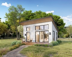 20×24 Lean Modern Cottage Custom Architectural Plans 480SF – PDF Download