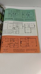 VTG 100 Multi-Level Hillside Home Plans Design Catalog Blueprints 1972 MCM