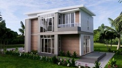 Small House Plan 6.7×10.8 meter 2 Beds PDF Full Plans (A4 Hard Copy)