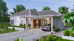 49×33 Feet House Design Plan 15×10 Meter with 3 Beds PDF Plan (A4 Hard Copy)