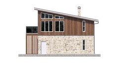 2 car ADU Garage Apartment 1 Bed, 2 Bath Architectural Build Plans PDF Download