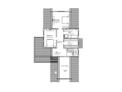 41’x66’ 4 Bedroom, 3 Baths Modern A-Frame Cabin Architecture Plans PDF Download.