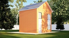 27×23′ Two-Story 3 Bedroom Home Building Plans