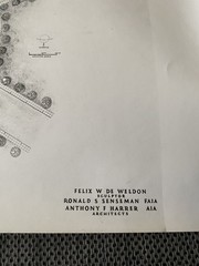 Vintage Felix De Weldon Personal Plans Blueprint Nehru Memorial New Delhi India
