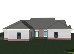 Abbigale 2161G 3 SIDING-BRICK home, house plan 4 beds, 2.5 baths PDF