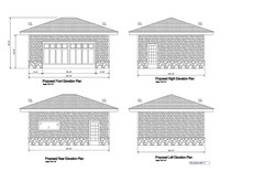 20’X24′- 24’X20′ TWO CAR GARAGE PLANS HIP ROOF GARAGE PLAN 19-2024HIP-7
