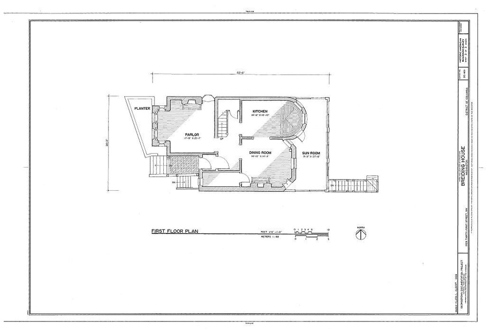 Charming narrow city lot Victorian Romanesque style home, architectural plans
