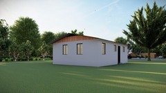 Tiny Home Plans 25’x33’ – 825 sqft Two Bedroom Bungalow Cabin – Design Plans