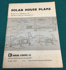 1970s Vintage : SOLAR HOUSE PLANS, SYTEMS, DESIGN CONCEPTS, CONSERVATION @ Books
